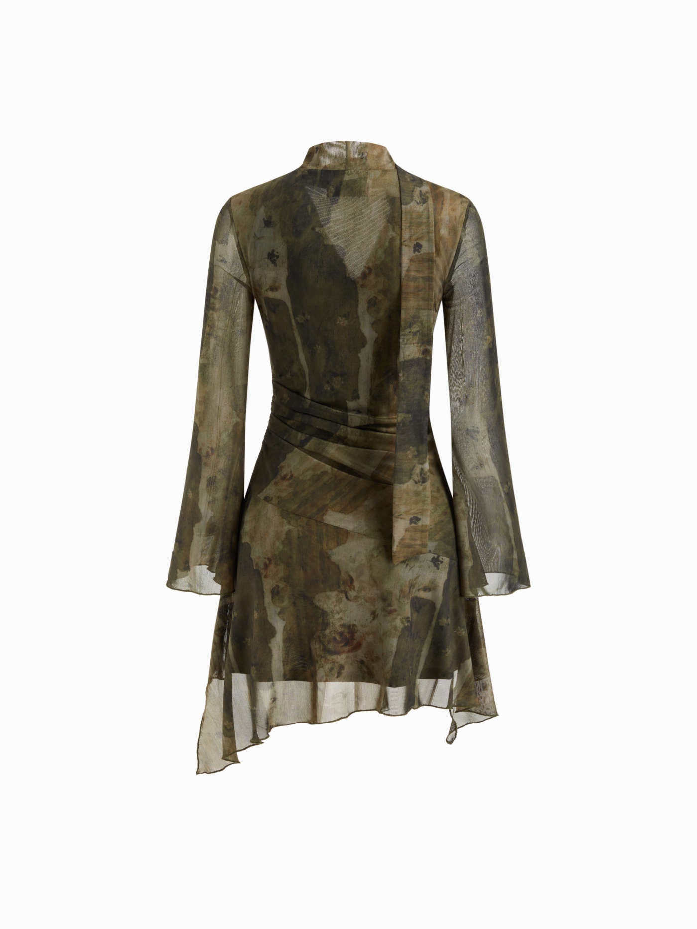 MINI ABITO ARRICCIATO CON NODO