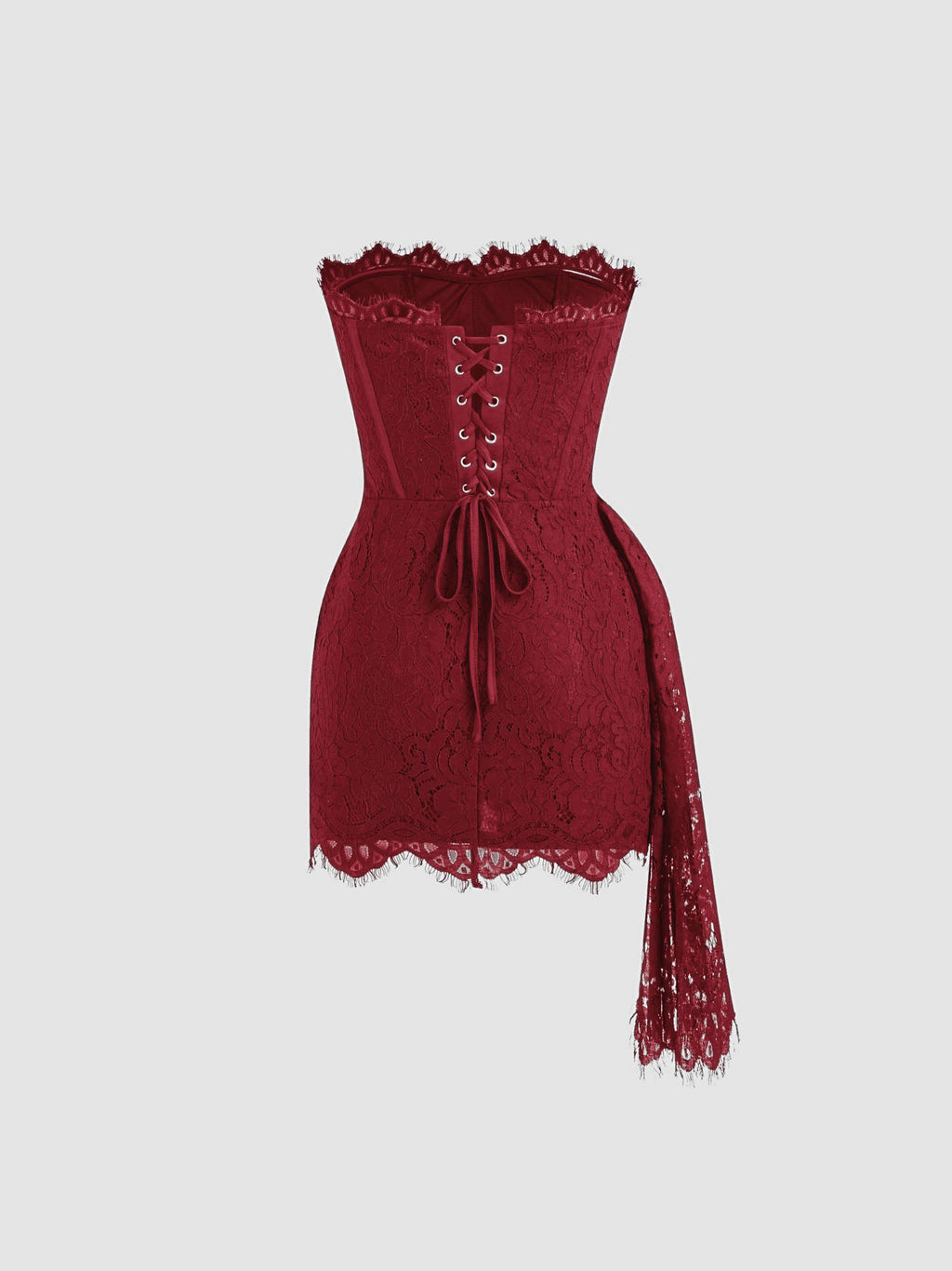 MINI ABITO IN PIZZO CON TUBO E SCHIENALE SUNNY™