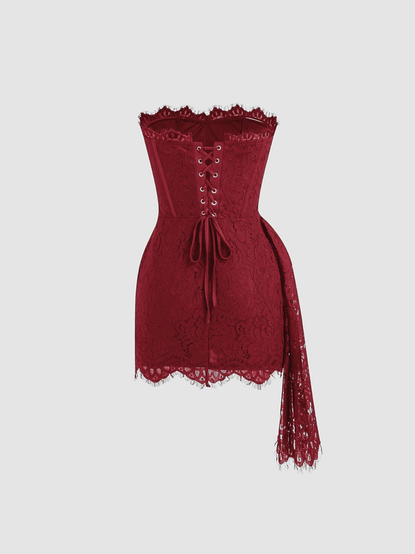 MINI ABITO IN PIZZO CON TUBO E SCHIENALE SUNNY™
