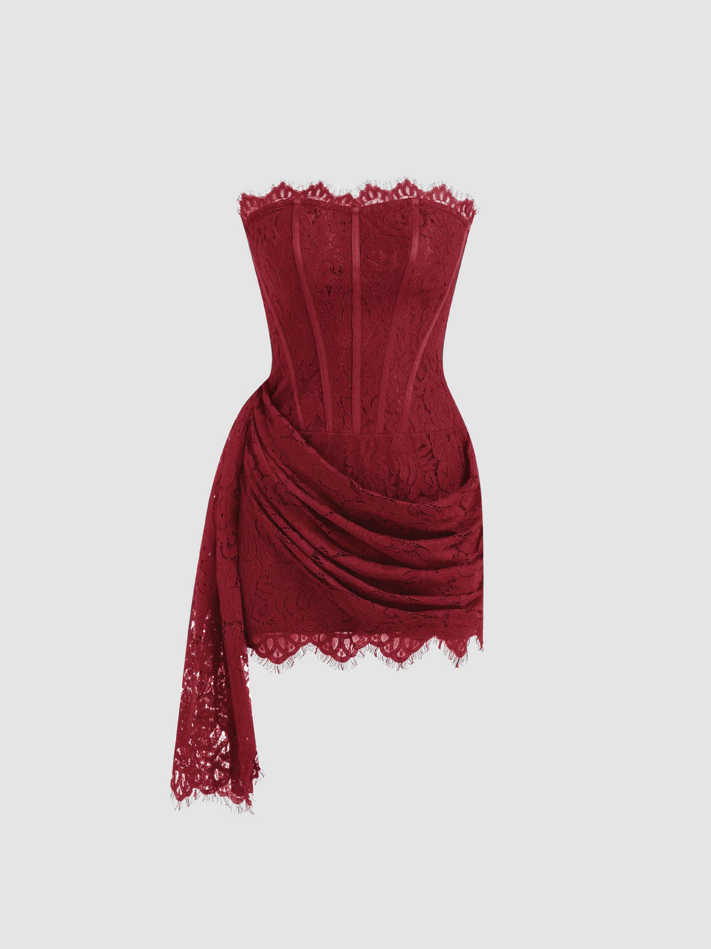 MINI ABITO IN PIZZO CON TUBO E SCHIENALE SUNNY™