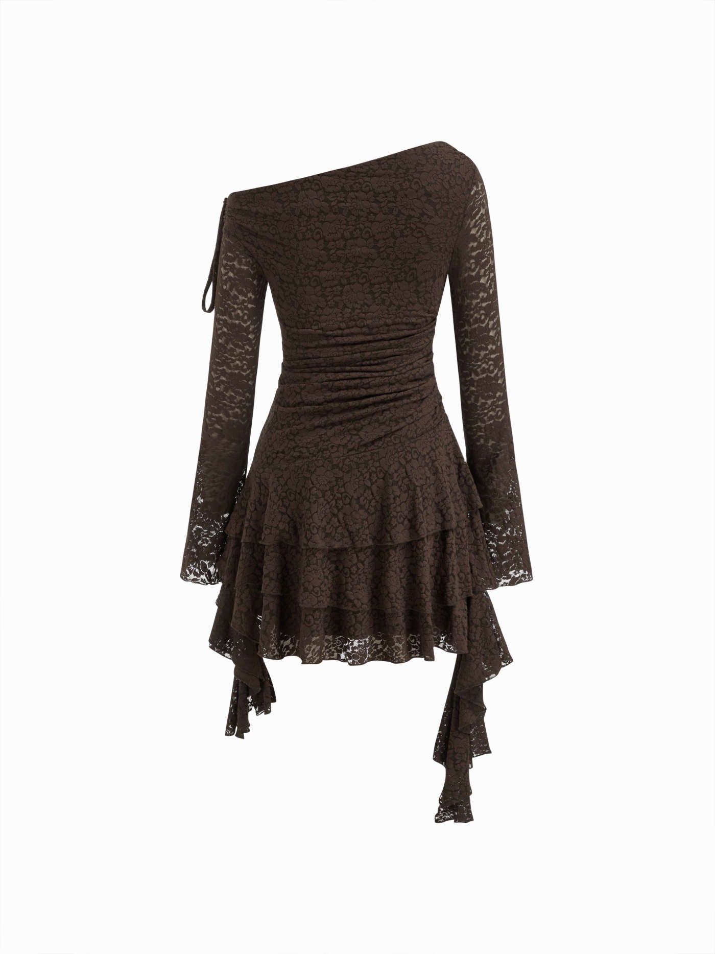 ABITO MINI A STRATI ARRICCIATO