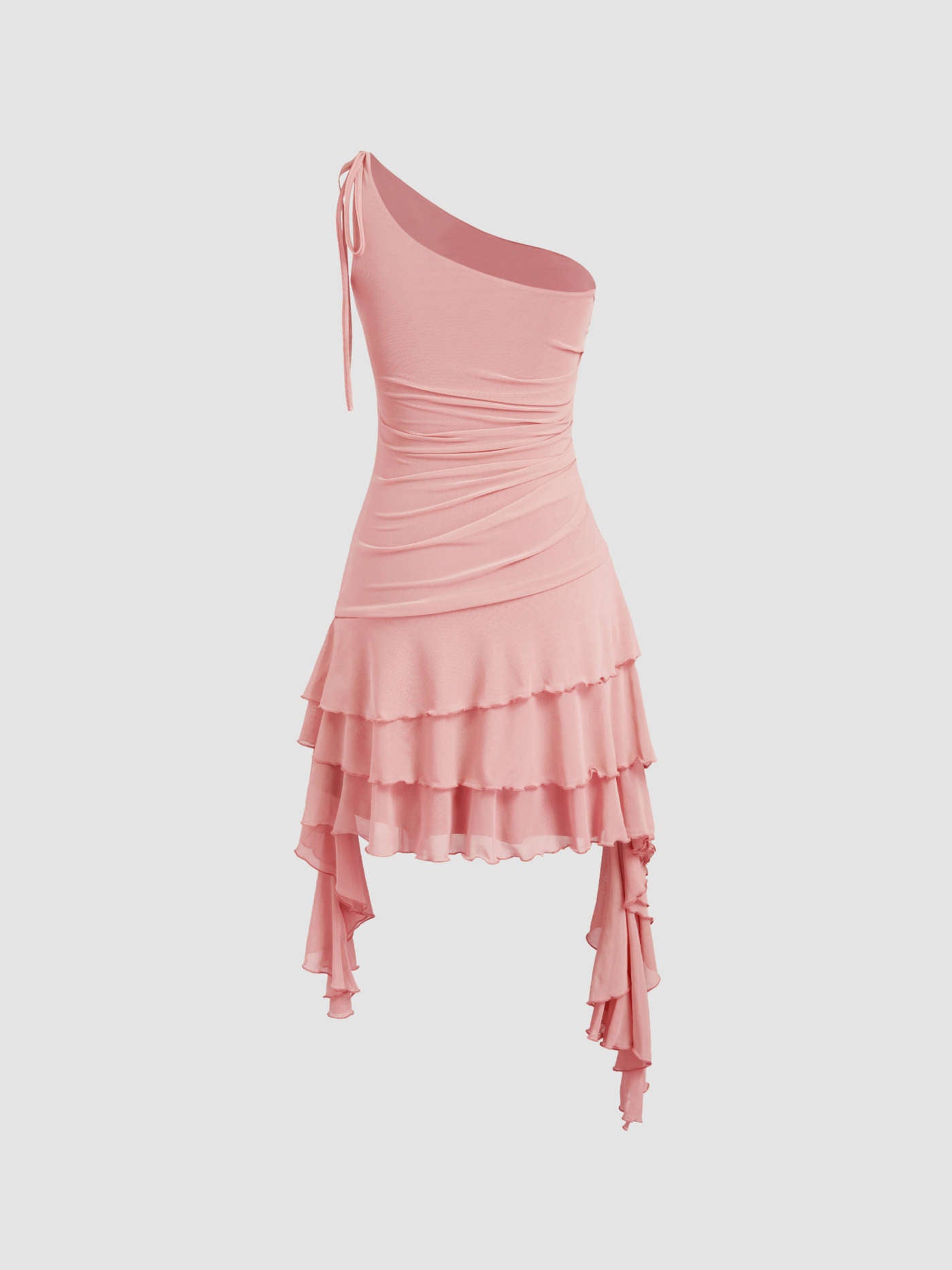 MINI ABITO A RETE CON COLLO