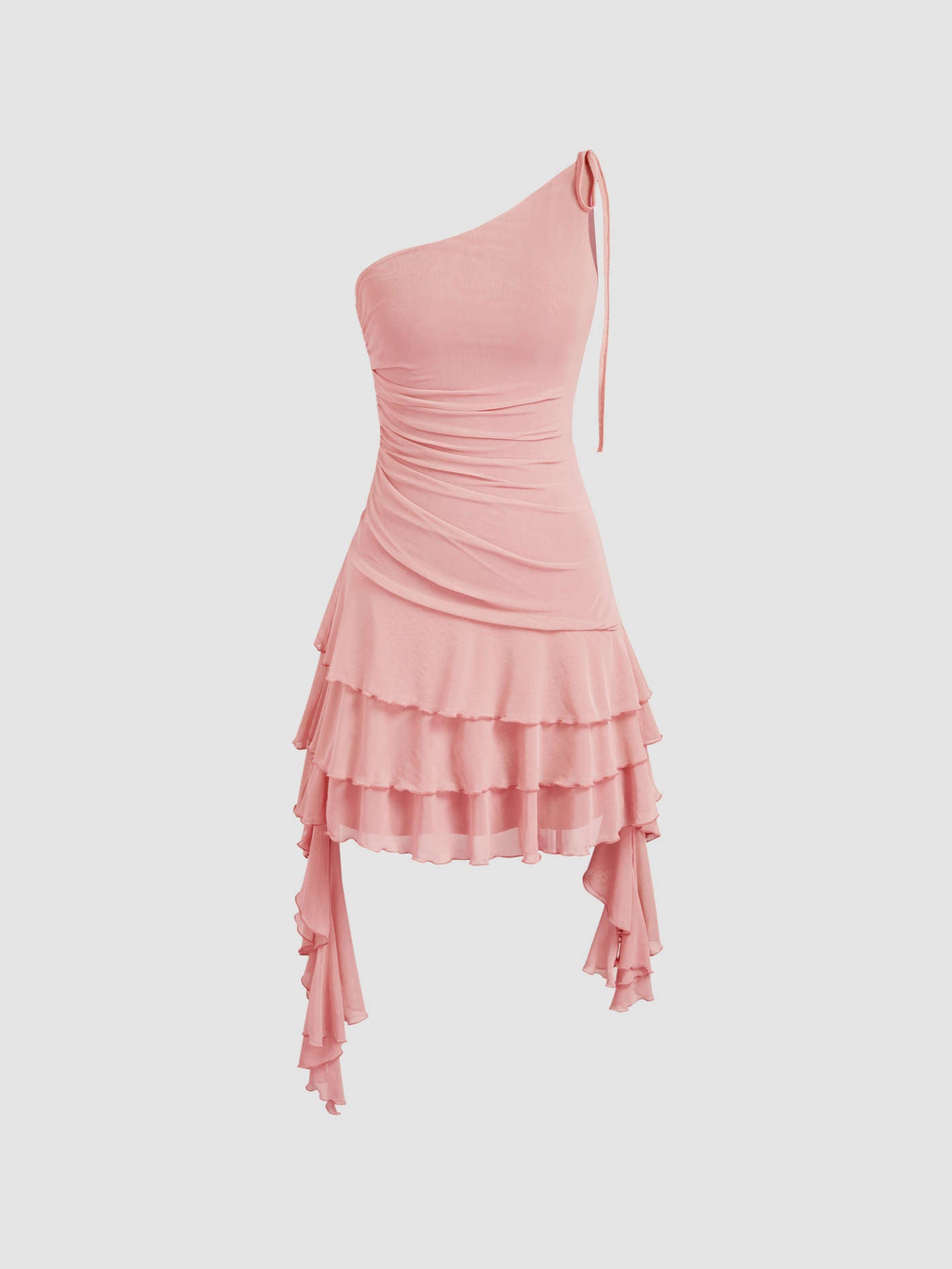 MINI ABITO A RETE CON COLLO