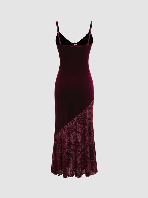 MIDI DRESS IN VELLUTO SUNNY™