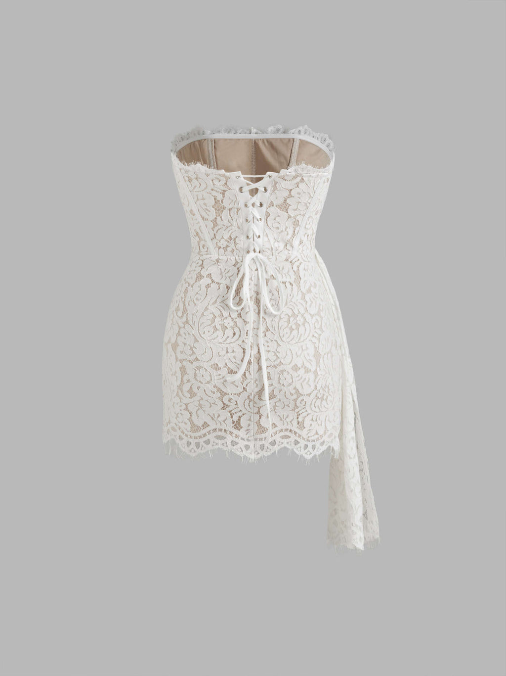 MINI ABITO IN PIZZO CON TUBO E SCHIENALE SUNNY™