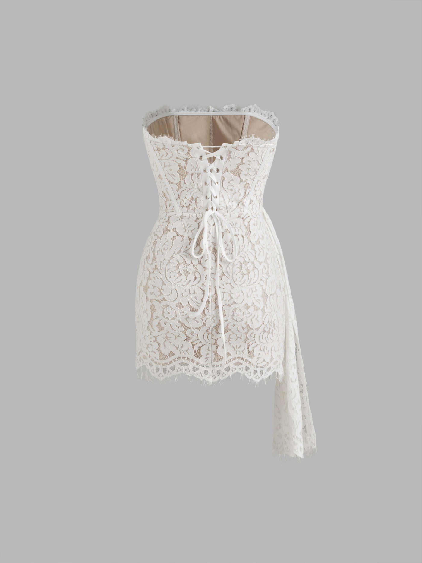 MINI ABITO IN PIZZO CON TUBO E SCHIENALE SUNNY™