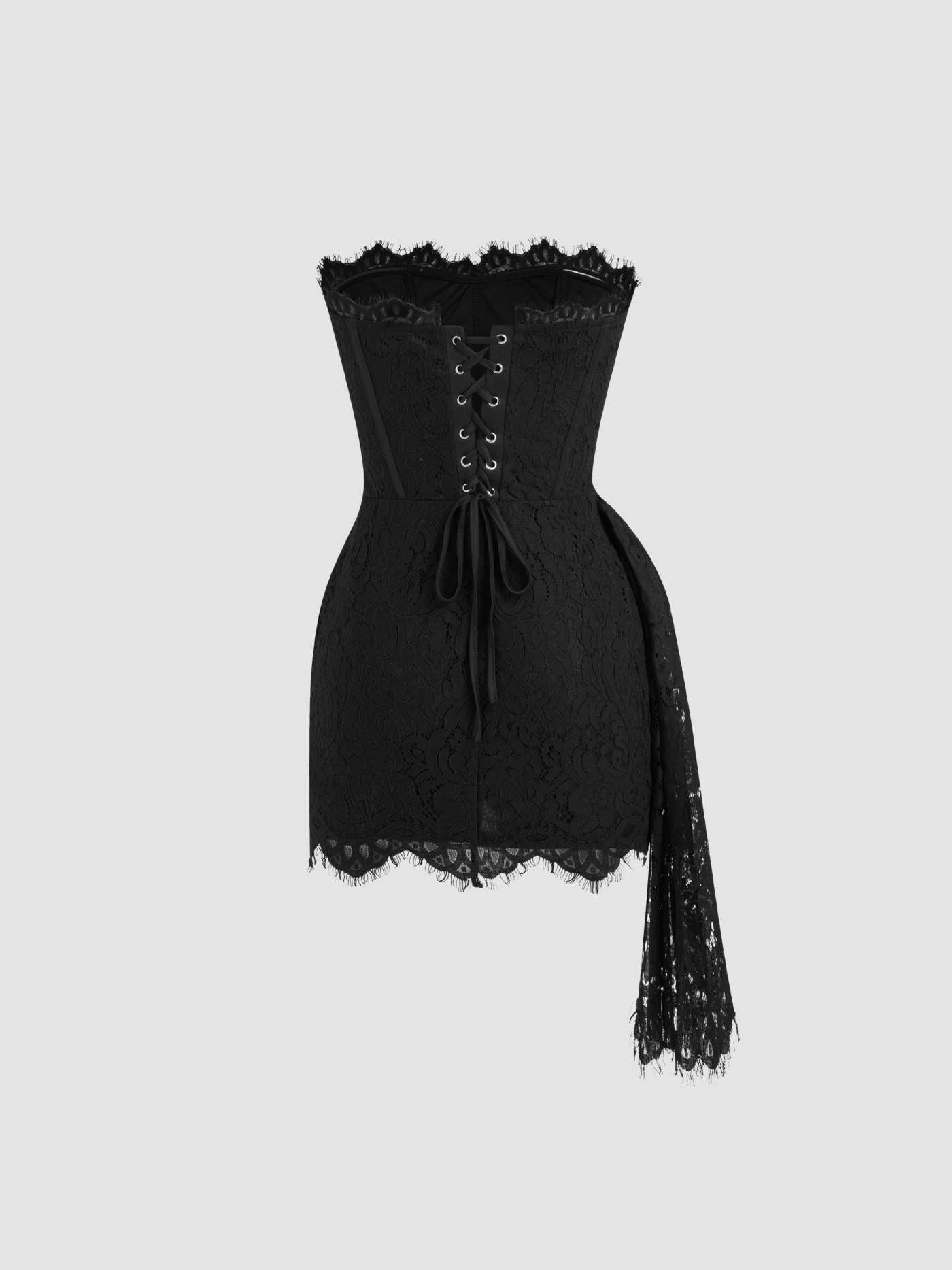 MINI ABITO IN PIZZO CON TUBO E SCHIENALE SUNNY™